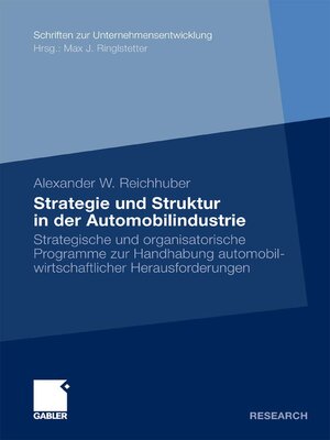 cover image of Strategie und Struktur in der Automobilindustrie
